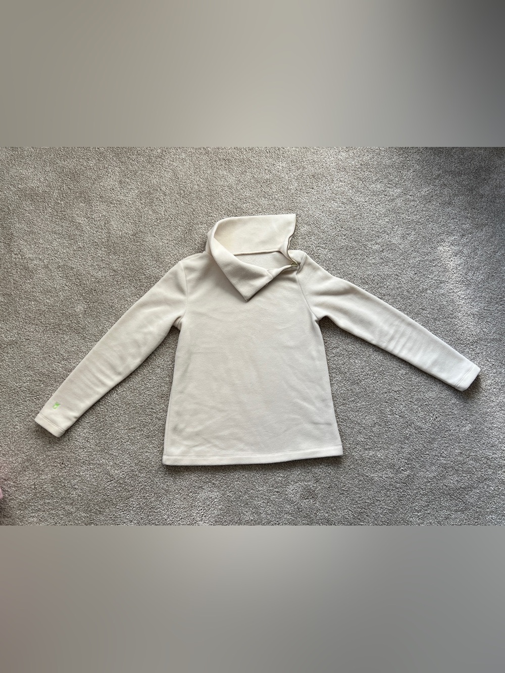Dudley Stephens Thoroughbred turtleneck in Cream